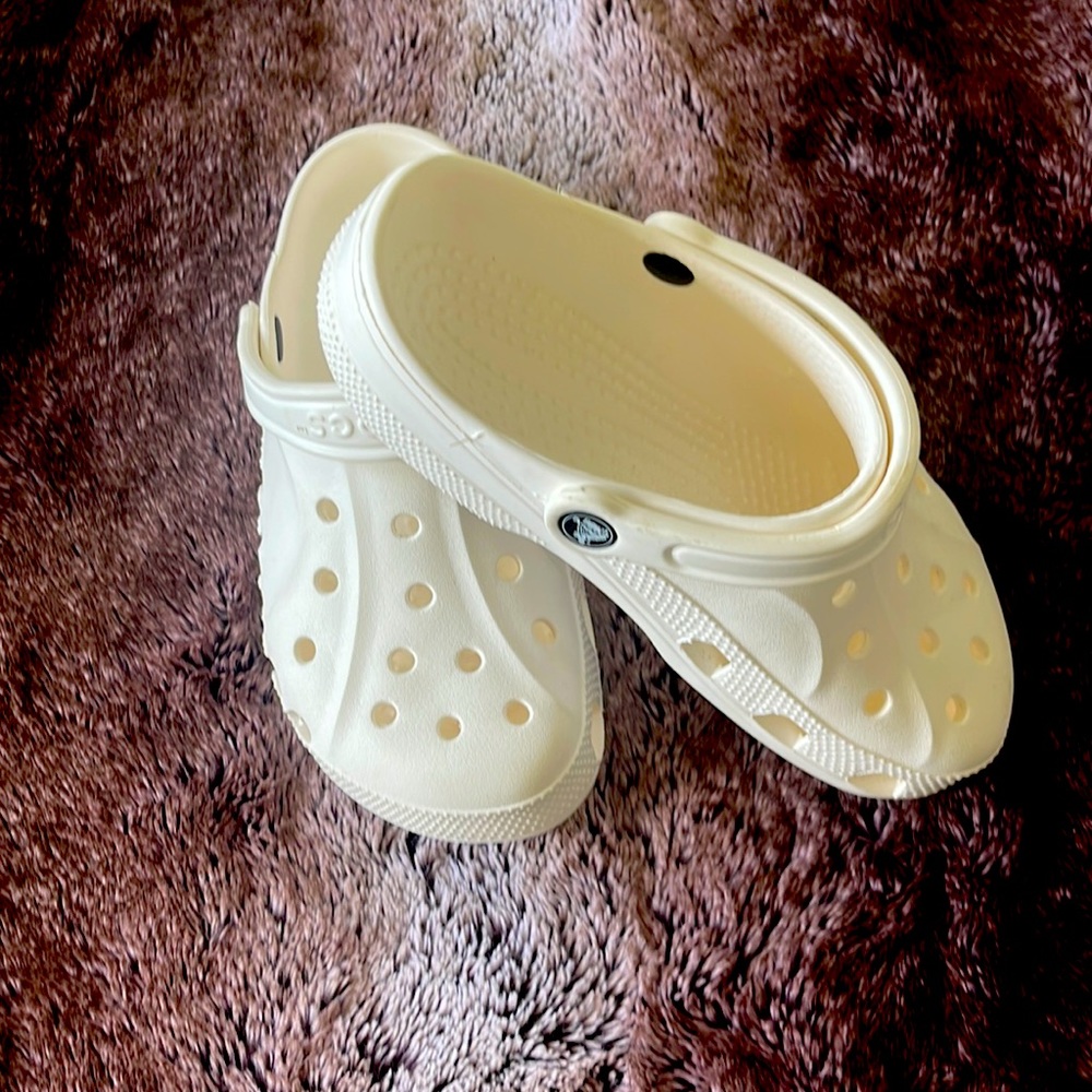 Crocs made in Indonesia,  sandals never worn